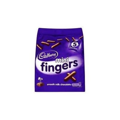 Cadbury Mini Fingers 5 Snack Pack 22g - Pack of 6