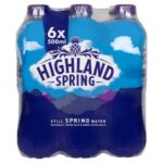 6 x Highland Spring Still Spring Water 4 x 500ml 235857